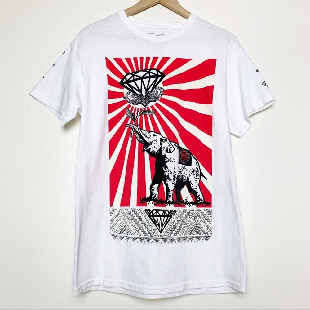 Return to Sender White Elephant Logo Graphic Tee Unisex Size Medium